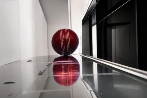 BKKIND Red Leather Cricket Ball – “The Classic Swinger"