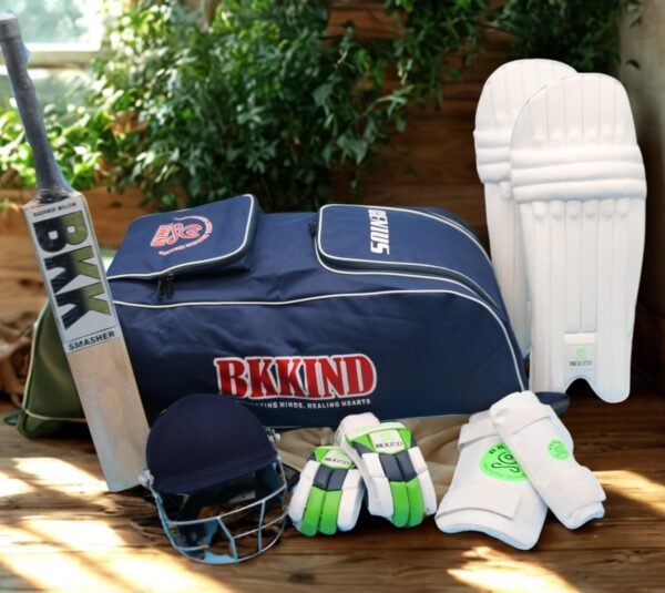 BKKIND Starter Junior Cricket Set – “The Young Pro Gear Kit”